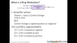 LushOne 203 - Using the Ring Modulator