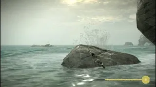 SHADOW OF THE COLOSSUS: GRABBING A SEAGULL WHILE CLIFF JUMPING PART 2.