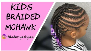 Easy Little Girl Braided Mohawk