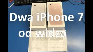 iPhone 7 - dwie sztuki od widza