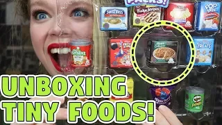 PART 2! Whats Inside these Tiny Real Foods?! - Mystery UNBOXING