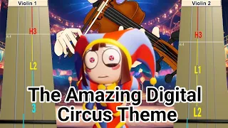 The Amazing Digital Circus Theme Violin Tab