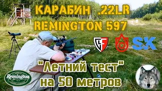 Remington-597 и прицел ВОМЗ 4х32М. Пристрелка. (Remington-597 and sight VOMZ 4х32М. Before zeroing.)