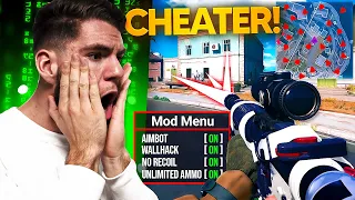 REACTION aux PIRES CHEATERS sur WARZONE !! #22