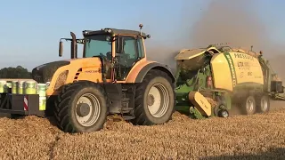 FENDT 930 vario vs KRONE BIG PACK 1290HDP XC PAILLE 2023#passiondeere