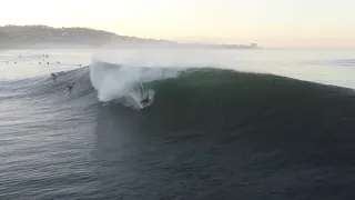 Surfing Big Blacks Beach San Diego January 17, 2021 (Raw) Good Barrels Morning Session