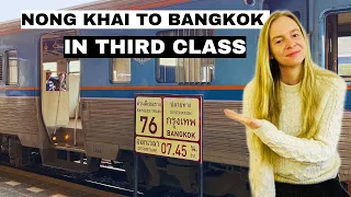 I took a train for 9 hours through Thailand.