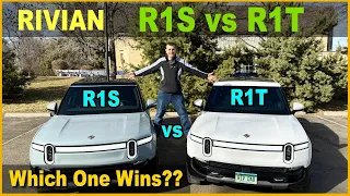 Rivian R1S vs R1T - Which one SCORES the best? - My Analysis