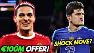 Harry Maguire to Chelsea? | 100 million Antony Bid! | Aubameyang, Alonso Swap?