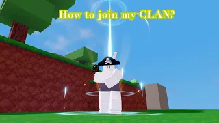 How to join my clan in roblox bedwars?!?