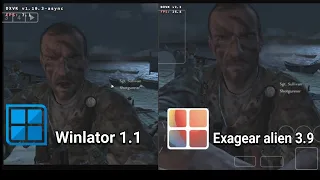 Exagear  VS winlator FPS comparison | Test Call of duty world at war