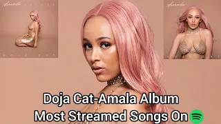 Doja Cat-Amala Album Most Streamed Songs On Spotify