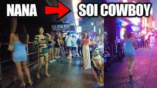 Bangkok Scenes Nana Soi 4 to Soi Cowboy Sukhumvit Thailand - Red Light District