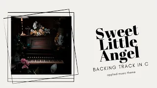 Sweet Little Angel blues backing track in C