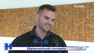 Diplomaátadó ünnepély – ZTV Híradó 2022-07-08