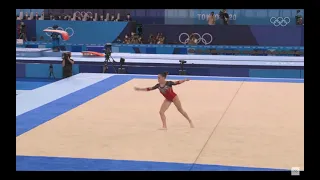 Vanessa Ferrari floor final olympics 2021