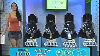 Sorteo Toma Todo # 2556 del 12 de Abril del 2012(Noche)