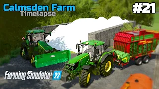 Over HALF A MILLION litres of Silage in the clamp! | Calmsden Farm #21 | Farming Simulator 22