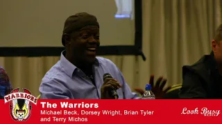 UK Conclave - The Warriors - Michael Beck, Dorsey Wright, Brian Tyler and Terry Michos