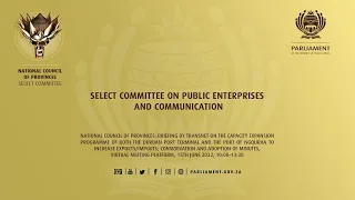 Select Committee on Public Enterprises and Communication 15th June 2022