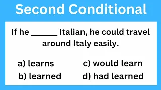 Second Conditional Quiz l English Grammar quiz questions and answers 💥