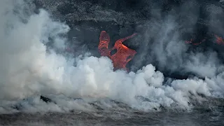 The Disappearing Active Volcano in Italy; Campi Flegrei Mar Sicilia