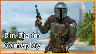 Din Djarin Gameplay Star Wars Battlefront 2