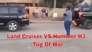 Toyota Land Cruiser VS Hummer H3 - Tug Of War