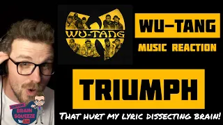 Wu-Tang - Triumph (UK Reaction) | WU TANG BRINGS BRAIN SQUEEZE VALUES TO LIFE! #fate