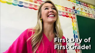 DAY IN MY [teacher] LIFE | First Day of (Remote) First Grade - Watch Me Teach!