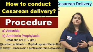 Cesarean Delivery | Preoperative Preparation, Procedure & Postoperative care | Nursing Lecture