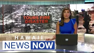 President Biden, first lady tour fire-ravaged Lahaina, listen to survivor stories