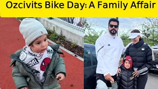 burak özcivit enjoyments with his wife and Sons  || Ozcivit Family Bike Day ||