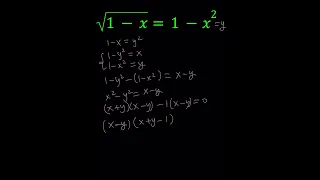 Solving A Radical Equation | Algebra