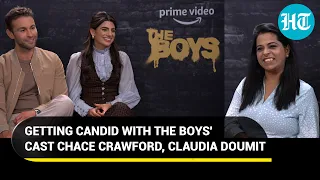 In conversation with The Boys actors Chace Crawford and Claudia Doumit