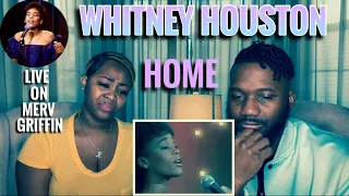 Whitney Houston - Home Live On Merv Griffin 1983| Our First Time Hearing (Reaction)