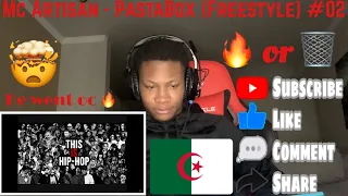 American Reaction To Algerian Rap Mc Artisan - PastaBox (Freestyle) #02 | LMERicoTv Reaction