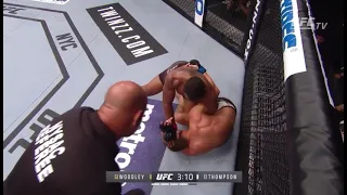 Tyron Woodley bullies Stephen Thompson but Wonderboy shows heart of a champion.