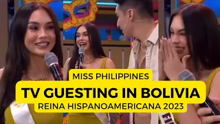 Bolivian Host NAGANDAHAN kay Miss PHILIPPINES | Reina HispanoAmericana 2023 | Michelle Arceo