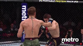 Khabib V McGregor the Slow Motion Punch