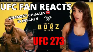 UFC FAN REACTS! Khamzat Chimaev UFC 273 FIGHT WEEK!