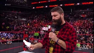 Stephanie McMahon FIRES MICK FOLEY - WWE RAW 3/20/17