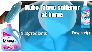 Make Fabric softener at home. Save money or sell #chemicals #fabricsoftener