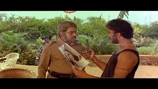 Ravichandran Threatening Retired Officer Lokesh Scene | Ranadheera Kannada Movie | Ananthnag