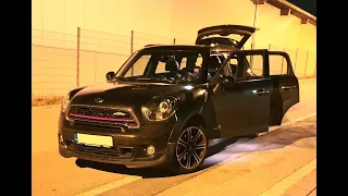 MINI Countryman JCW POV Night Drive through rainy Munich