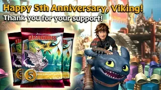 Berk's 5th Annivesary Pack (Pulling all Dragons) | Dragons: Rise of Berk