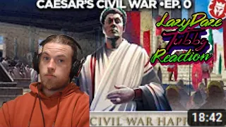 HISTORY FAN REACTION CAESAR'S Great Roman Civil War - How it all started -