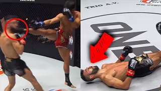 SAVAGE HEAD KICK KO 😤 Superbon SLEPT Giorgio Petrosyan