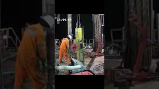 OIL RIG ACCIDENT - RIG FLOOR - ROUGHNECK AND SERVICE COMPANY PEOPLE -  HT TONG - 4K.