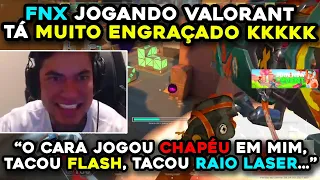 🤣 FNX PERDENDO A SANIDADE JOGANDO VALORANT KKKKKK